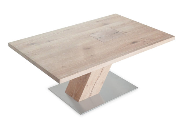 BL110C BALANZ Couchtisch Wildeiche weiß geölt
