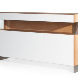 KT239 Sideboard Rüster geölt Lack weiß