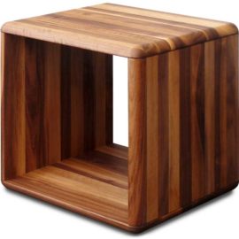 TI012 Beisteller/Würfel Nussbaum geölt